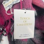 HIGHLAND HOUSE Scarf 5% Cashmere 95% Lambswool Plaid NWT Touch of Cashmere Gray Photo 4