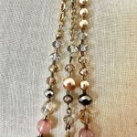 White House | Black Market multi strand detachable gold tone tassel necklace Photo 1