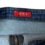 Guess Vintage Y2K Los Angeles Denim Skirt Front Zip O-Ring High Waist Photo 3