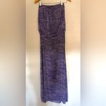 Cynthia Rowley  striped blue mesh lined maxi dress beach cover-up Small Photo 1