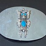 Vintage Southwestern Sancrest Eagle Turquoise Silver Photo 4