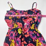 Justify Women's Thin Adjustable Strap Floral Elastic Waist Dress Sz M Photo 4