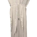 Elan  Maxi Dress Womens XS White Cover Up Vacation Beach Travel Bride Indie Boho Photo 0