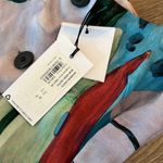 NWT Paul Smith floral glitch lilac satin button Photo 3