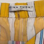 Trina Turk Multicolor Striped Pull-On Viscose Lightweight Subtle Shorts Size 10 Photo 7