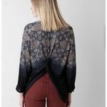 Gimmicks by BKE Womens  Dye Dip Open Back Flowy Boho Top - Sz S Photo 2