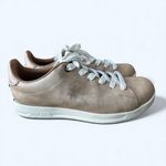 KURU Roam Leather Sneakers Bronze Metallic Women’s Sz 8 Comfort Walking Shoes Pink Photo 4
