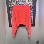 Arizona Jeans Arizona jean Co orange vneck cropped soft plush sweater Photo 1
