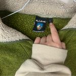 Kuhl  size large 1/4 zip alpaca fleece Olive Green Women's Sweater Photo 2