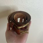 Justin Boots Justin brown genuine lizard reptile western belt 28 Photo 2