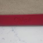 Chloé Parfum Canvas Flat Clutch Pouch New Photo 2