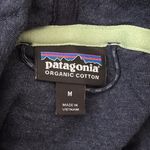 Patagonia Women’s Cotton Quilt Navy Zip Up Hoodie Sweatshirt Photo 2