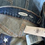 Old Navy NWT  Americana Distressed Dark Wash Denim Blue Jean Shorts Size 12 Photo 2