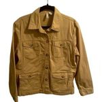 st. john's bay Beige Stretch Cargo Jacket with Applied Pockets Women's sz XL Photo 0
