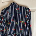 Jon & anna  Woman’s Floral Striped Open Front Cardigan size medium Photo 7