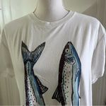 Girl Dangerous • Fish Graphic White T Photo 1