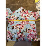 Gownies Annabelle Blue floral recovery robe hospital post op maternity gown Size undefined Photo 10