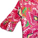 Lilly Pulitzer Lily pullitzer silk printed floral pink yellow green Sasha dress Photo 4
