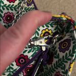 Vera Bradley Pink/Green Floral Quilted Fabric Shoulder Bag Green Photo 12