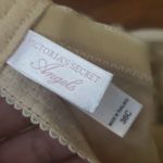 PINK - Victoria's Secret Victoria's Secret Gold Lace Embroidered Gold Holiday Unlined Demi Bra Size 36C Photo 2