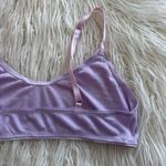 Free People  Pointelle Bralette Purple Size Large Photo 6