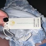 Ocean Drive Crochet Trim Shorts by  - Blue & White Tie Dye Photo 8