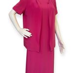 Maggy Boutique Elegant Pink Women's Dress & Jacket Size 6 Photo 7