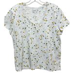 Loft Vintage Soft V Neck Shirt L Beach Umbrella Balls Vacation Summer Nautical Photo 0