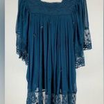 Badgley Mischka American Glamour  Blue Blouse Size 1X. BRAND NEW Photo 0