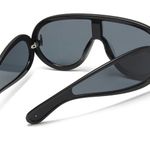 Aviator Style Sunglasses Oversized Frames Black Photo 1