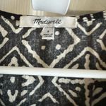 Madewell EUC Women’s Lace Up Cover Up Tunic Dress Black G2555 Boho - size S Photo 4