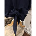 Lovers + Friends  Revolve Hip Tie Navy Blue Turtleneck Dress Long Sleeve  XL new Photo 6