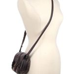 Sondra Roberts Fluffy Fur Bag Mini Leather & Faux Fur Crossbody Bag Brown Photo 0