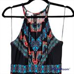 London Times  size 6 womens dress halter top keyhole opening front back button Photo 1