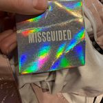 Missguided ‎ Glossy pink Patent Leather mini skirt 6 Barbie futuristic Photo 3