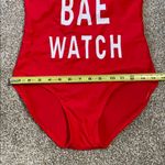 One Piece Red Bae Watch  swimsuit size Medium Photo 6