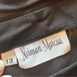 Neiman Marcus VINTAGE  Women’s Sheer Black Long‎ Sleeve Peplum Beaded Blouse Sz 4 Photo 11