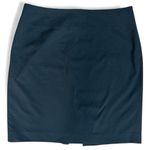 Banana Republic  Black Wool Pencil Skirt Size 6 stretch lined preppy minimalist Photo 0
