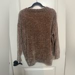 Pink Lily  Boutique Oversized Chenille Golden Brown Sweater Size Small Photo 5