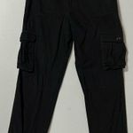 Black Cargo Utility Pants Bottoms Joggers Cargos Size S ⛓️ Photo 0