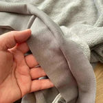 Free People 🆕  Movement Storm Grey Kelly Oversize Sweater Top S🆕 Photo 11