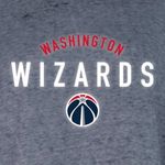 Nba NWT!  Washington Wizards Women's Burnout Crew Neck Fleece Sweatshirt 19” P2P Photo 5