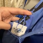 Blue Blush Wrap Mini Dress Photo 4