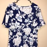 Bloomchic NWT  Women’s Floral Print Faux Wrap Flutter Sleeve Leg Slit Maxi Dress Photo 7