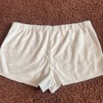 Aerie  Terry Cloth Lounge Shorts‎ Comfy Elastic Waist White Size XXL NWT Photo 6