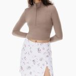 Aritzia long sleeve cropped  zip up Photo 2
