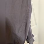 Torrid Cotton GrungeSailor Button Twill Peplum Hem Georgette Fabric Layer Jacket Photo 11