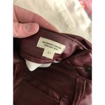 Madewell the perfect vintage straight jean women’s size 27 red vegan leather Photo 9