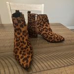 A New Day Suede Cheetah Booties Photo 1
