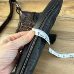 Brighton Croc Embossed Patent Leather Crossbody Handbag Purse Photo 6